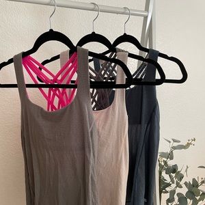 THREE Lulu 2 in 1 tanks size 6 (4/6 builds) at discount